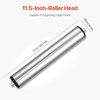 image:imageVEVOR 2Pack Roller Stands 135 lb Load Capacity 268425 Adjustable Height Folding Heavy Duty Design with 115 in Polished Steel Roller Head for Table Saw Outfeed Woodworking Extension Support