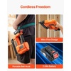image:imageVEVOR 2in1 Cordless Brad Nailer 18 Gauge 20V Battery Powered Nail Gun and Staple Gun with 500 pcs Nails 500 pcs Staples 20 Ah Liion Battery and Charger for Home Improvement Woodworking20V Cordless Brad Nailer