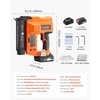 image:imageVEVOR 2in1 Cordless Brad Nailer 18 Gauge 20V Battery Powered Nail Gun and Staple Gun with 500 pcs Nails 500 pcs Staples 20 Ah Liion Battery and Charger for Home Improvement Woodworking20V Nailer  Stapler