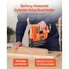 image:imageVEVOR 2in1 Cordless Brad Nailer 18 Gauge 20V Battery Powered Nail Gun and Staple Gun with 500 pcs Nails 500 pcs Staples 20 Ah Liion Battery and Charger for Home Improvement Woodworking20V Cordless Brad Nailer
