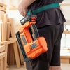 image:imageVEVOR 2in1 Cordless Brad Nailer 18 Gauge 20V Battery Powered Nail Gun and Staple Gun with 500 pcs Nails 500 pcs Staples 20 Ah Liion Battery and Charger for Home Improvement Woodworking20V Nailer  Stapler