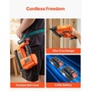 image:imageVEVOR 2in1 Cordless Brad Nailer 18 Gauge 20V Battery Powered Nail Gun and Staple Gun with 500 pcs Nails 500 pcs Staples 20 Ah Liion Battery and Charger for Home Improvement Woodworking20V Nailer  Stapler 2 Batteries