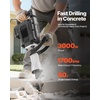 image:imageVEVOR 3500W Electric Demolition Hammer 1900 BPM Durable Jack Hammer Concrete Breaker with 2 Chisels Gloves and a 360 Rotatable Handle for Efficient Trenching BlackBlack
