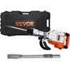 image:imageVEVOR 3500W Electric Demolition Hammer 1900 BPM Durable Jack Hammer Concrete Breaker with 2 Chisels Gloves and a 360 Rotatable Handle for Efficient Trenching BlackOrange