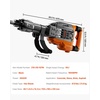 image:imageVEVOR 3500W Electric Demolition Hammer 1900 BPM Durable Jack Hammer Concrete Breaker with 2 Chisels Gloves and a 360 Rotatable Handle for Efficient Trenching BlackBlack