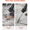 image:imageVEVOR 3500W Electric Demolition Hammer 1900 BPM Durable Jack Hammer Concrete Breaker with 2 Chisels Gloves and a 360 Rotatable Handle for Efficient Trenching BlackBlack