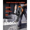 image:imageVEVOR 3500W Electric Demolition Hammer 1900 BPM Durable Jack Hammer Concrete Breaker with 2 Chisels Gloves and a 360 Rotatable Handle for Efficient Trenching BlackBlack
