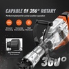image:imageVEVOR 3500W Electric Demolition Hammer 1900 BPM Durable Jack Hammer Concrete Breaker with 2 Chisels Gloves and a 360 Rotatable Handle for Efficient Trenching BlackOrange