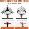 image:imageVEVOR 3Jaw Lathe Chuck 8 SelfCentering Lathe Chuck 0168 in4200 mm Clamping Range with Tkey Fixing Screws Hexagon Wrench for Lathe 3D Printer Machining Center Milling Drilling Machine8 In