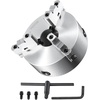image:imageVEVOR 3Jaw Lathe Chuck 8 SelfCentering Lathe Chuck 0168 in4200 mm Clamping Range with Tkey Fixing Screws Hexagon Wrench for Lathe 3D Printer Machining Center Milling Drilling Machine8 In