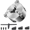 image:imageVEVOR 3Jaw Lathe Chuck 8 SelfCentering Lathe Chuck 0168 in4200 mm Clamping Range with Tkey Fixing Screws Hexagon Wrench for Lathe 3D Printer Machining Center Milling Drilling Machine6 In