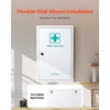 image:imageVEVOR 3Shelf First Aid Cabinet 1000 Pieces Large Capacity First Aid Kit Wall Mounted Medicine Cabinet OSHA amp ANSI 2015 Class A Industrial Emergency Metal Med Box for Business and Worksite