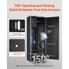 image:imageVEVOR 4 Gun Safe Long Gun Cabinet for Rifles and Pistols Quick Access Rifle Safe with 3 Ammo Slots and 2 Adjustable Racks Large Digital Cabinet with Key and Password LockAssembly Required