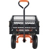 image:imageVEVOR 400lbs Steel Garden Dump Cart Heavy Duty Garden Wagon Yard Dump Wagon with Removable Sides Convert to Flatbed Utility Liner 10in All Terrain Wheels880 lbs