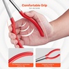 image:imageVEVOR 5Piece Needle Nose Pliers 11 in Long Needle Nose Pliers Set Diagonal Cutting Pliers 45 90 Bent Nose Plier Round Nose Plier Long Nose Plier Professional Pliers Set with Storage Bag11inch