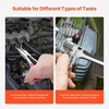 image:imageVEVOR 5Piece Needle Nose Pliers 11 in Long Needle Nose Pliers Set Diagonal Cutting Pliers 45 90 Bent Nose Plier Round Nose Plier Long Nose Plier Professional Pliers Set with Storage Bag11inch