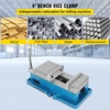 image:imageVEVOR 6 Inch ACCU Lock Down Vise Precision Milling Vice 6 Inch Jaw Width Drill Press Vise Milling Drilling Machine Bench Clamp Clamping Vice 64inch