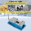 image:imageVEVOR 6 Inch ACCU Lock Down Vise Precision Milling Vice 6 Inch Jaw Width Drill Press Vise Milling Drilling Machine Bench Clamp Clamping Vice 65inch