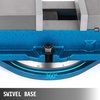 image:imageVEVOR 6 Inch Heavy Duty Milling Vise Bench Clamp Vise High Precision Clamping Vise 6 Inch Jaw Width with 360 Degrees Swiveling Base CNC Vise3 Inch