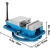 image:imageVEVOR 6 Inch Heavy Duty Milling Vise Bench Clamp Vise High Precision Clamping Vise 6 Inch Jaw Width with 360 Degrees Swiveling Base CNC Vise3 Inch