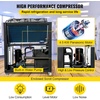 image:imageVEVOR 6Ton Capacity AirCooled Water Chiller 6HP Stainless Steel Portable Digital Microcomputer Control Black