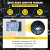 image:imageVEVOR 6Ton Capacity AirCooled Water Chiller 6HP Stainless Steel Portable Digital Microcomputer Control Black
