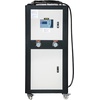 image:imageVEVOR 6Ton Capacity AirCooled Water Chiller 6HP Stainless Steel Portable Digital Microcomputer Control Black