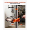 image:imageVEVOR 8 in Benchtop Drill Press 25A Induction Motor Tabletop Drilling Machine with 7501140  17402340  3200 RPM Adjustable Speed 045 Tilting Worktable LED Work Light for Wood Metal12 in