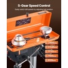 image:imageVEVOR 8 in Benchtop Drill Press 25A Induction Motor Tabletop Drilling Machine with 7501140  17402340  3200 RPM Adjustable Speed 045 Tilting Worktable LED Work Light for Wood Metal8 in