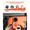 image:imageVEVOR 8 in Benchtop Drill Press 25A Induction Motor Tabletop Drilling Machine with 7501140  17402340  3200 RPM Adjustable Speed 045 Tilting Worktable LED Work Light for Wood Metal12 in