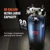 image:imageVEVOR 80 Gallons Air Compressor 65HP 155SCFM90 PSI OilFree Air Compressor Tank with 145PSI Max Pressure 86dB Quiet Air Tank for Industrial Manufacturing Air Brushing Spraying 3Phase Power80 Gallon  3Phase Power