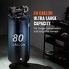 image:imageVEVOR 80 Gallons Air Compressor 65HP 155SCFM90 PSI OilFree Air Compressor Tank with 145PSI Max Pressure 86dB Quiet Air Tank for Industrial Manufacturing Air Brushing Spraying 3Phase Power80 Gallon  SinglePhase Power