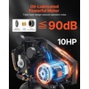 image:imageVEVOR 80 Gallons HeavyDuty Air Compressor 5HP 135SCFM at 90PSI Air Compressors Max 145PSI Pressure OilFree Compressor Tank for Industrial Manufacturing Large Workshops 230V 3Phase No Plug80Gallon 10HP 175PSI
