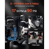 image:imageVEVOR 80 Gallons HeavyDuty Air Compressor 5HP 135SCFM at 90PSI Air Compressors Max 145PSI Pressure OilFree Compressor Tank for Industrial Manufacturing Large Workshops 230V 3Phase No Plug80Gallon 10HP 175PSI