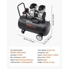 image:imageVEVOR Air Compressor 20 Gallon Steel Tank 4HP 106 CFM90 PSI Oil Free Air Compressor amp Max 125PSI Pressure 78dB Ultra Quiet Compressor for Auto Repair Tire Inflation Spray Painting 220V 60Hz15 Gallon