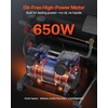 image:imageVEVOR Air Compressor 8 Gallon Steel Tank 1HP 22 CFM90 PSI Oil Free Air Compressor amp Max 120PSI Pressure 80dB Ultra Quiet Portable Compressor for Auto Repair Tire Inflation Spray Painting46 Gallon