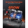 image:imageVEVOR Air Compressor 8 Gallon Steel Tank 1HP 22 CFM90 PSI Oil Free Air Compressor amp Max 120PSI Pressure 80dB Ultra Quiet Portable Compressor for Auto Repair Tire Inflation Spray Painting8 Gallon
