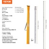 image:imageVEVOR Aluminum Grade Rod 25Feet10ths 6 Sections Telescopic Measuring RodDoubleSided Scale 110ft Leveling Rod StickAluminum Alloy Survey Rod wBubble Level ampCarrying Bag for HousesWallsFloors9 FT10ths