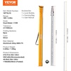 image:imageVEVOR Aluminum Grade Rod 25Feet10ths 6 Sections Telescopic Measuring RodDoubleSided Scale 110ft Leveling Rod StickAluminum Alloy Survey Rod wBubble Level ampCarrying Bag for HousesWallsFloors18 FT10ths
