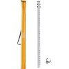 image:imageVEVOR Aluminum Grade Rod 25Feet10ths 6 Sections Telescopic Measuring RodDoubleSided Scale 110ft Leveling Rod StickAluminum Alloy Survey Rod wBubble Level ampCarrying Bag for HousesWallsFloors9 FT10ths