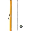 image:imageVEVOR Aluminum Grade Rod 25Feet10ths 6 Sections Telescopic Measuring RodDoubleSided Scale 110ft Leveling Rod StickAluminum Alloy Survey Rod wBubble Level ampCarrying Bag for HousesWallsFloors16 FT8ths