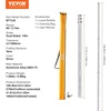 image:imageVEVOR Aluminum Grade Rod 25Feet10ths 6 Sections Telescopic Measuring RodDoubleSided Scale 110ft Leveling Rod StickAluminum Alloy Survey Rod wBubble Level ampCarrying Bag for HousesWallsFloors9 FT8ths