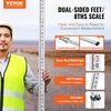 image:imageVEVOR Aluminum Grade Rod 25Feet10ths 6 Sections Telescopic Measuring RodDoubleSided Scale 110ft Leveling Rod StickAluminum Alloy Survey Rod wBubble Level ampCarrying Bag for HousesWallsFloors16 FT8ths