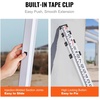 image:imageVEVOR Aluminum Grade Rod 25Feet10ths 6 Sections Telescopic Measuring RodDoubleSided Scale 110ft Leveling Rod StickAluminum Alloy Survey Rod wBubble Level ampCarrying Bag for HousesWallsFloors14 FT8ths