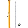 image:imageVEVOR Aluminum Grade Rod 25Feet10ths 6 Sections Telescopic Measuring RodDoubleSided Scale 110ft Leveling Rod StickAluminum Alloy Survey Rod wBubble Level ampCarrying Bag for HousesWallsFloors20 FT10ths