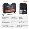 image:imageVEVOR Annular Cutter Set 13 pcs Weldon Shank Mag Drill Bits 1 Cutting Depth 716 to 1116 Cutting Diameter M2AL HSS 2 Pilot Pins Hex Wrench and Portable Case for Using with Magnetic Drills1  2  2Universal