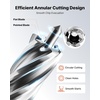 image:imageVEVOR Annular Cutter Set 13 pcs Weldon Shank Mag Drill Bits 1 Cutting Depth 716 to 1116 Cutting Diameter M2AL HSS 2 Pilot Pins Hex Wrench and Portable Case for Using with Magnetic Drills58  1