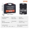 image:imageVEVOR Annular Cutter Set 13 pcs Weldon Shank Mag Drill Bits 1 Cutting Depth 716 to 1116 Cutting Diameter M2AL HSS 2 Pilot Pins Hex Wrench and Portable Case for Using with Magnetic Drills1  2  2