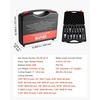image:imageVEVOR Annular Cutter Set 13 pcs Weldon Shank Mag Drill Bits 1 Cutting Depth 716 to 1116 Cutting Diameter M2AL HSS 2 Pilot Pins Hex Wrench and Portable Case for Using with Magnetic Drills716  138  1