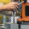 image:imageVEVOR Annular Cutter Set 13 pcs Weldon Shank Mag Drill Bits 1 Cutting Depth 716 to 1116 Cutting Diameter M2AL HSS 2 Pilot Pins Hex Wrench and Portable Case for Using with Magnetic Drills78  2  2